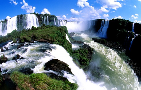 Vista aérea das Cataratas