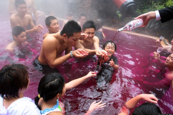 Beaujolais Season Starts At Open Air Wine Spa